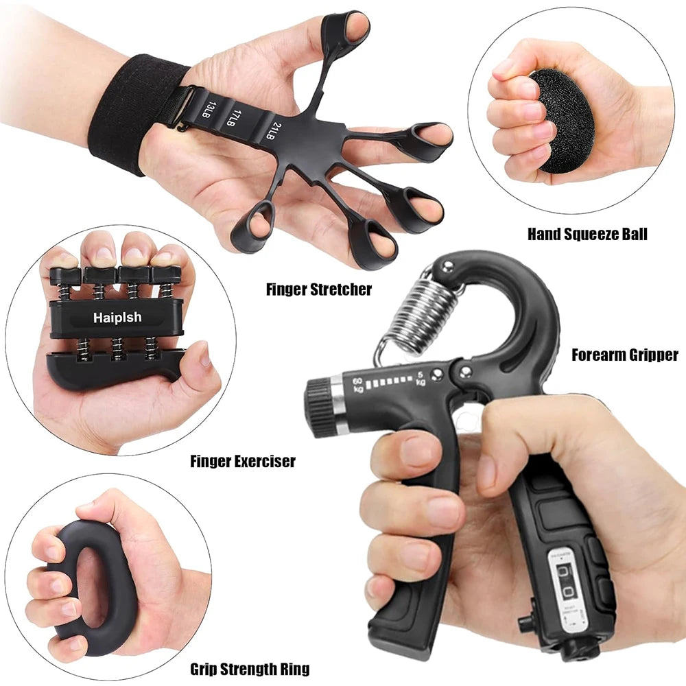 5-60Kg Adjustable Heavy Hand Gripper Fitness Hand Exerciser - Problems Solved
