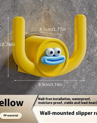 1Pc Cartoon Slippers Hook Bathroom Slipper Rack Shower Storage Organizer Shoe Holder Drainage Stand for Bathrooms and Bedrooms - Problems Solved