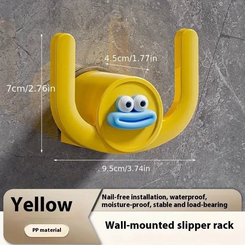 1Pc Cartoon Slippers Hook Bathroom Slipper Rack Shower Storage Organizer Shoe Holder Drainage Stand for Bathrooms and Bedrooms - Problems Solved