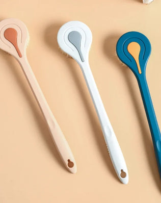Bathroom Body Brush Kit with Long Handle: Soft-Hair Brush - Problems Solved