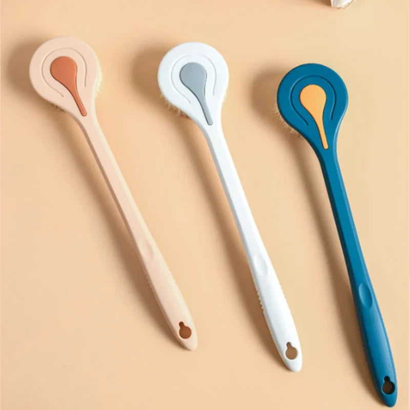 Bathroom Body Brush Kit with Long Handle: Soft-Hair Brush - Problems Solved
