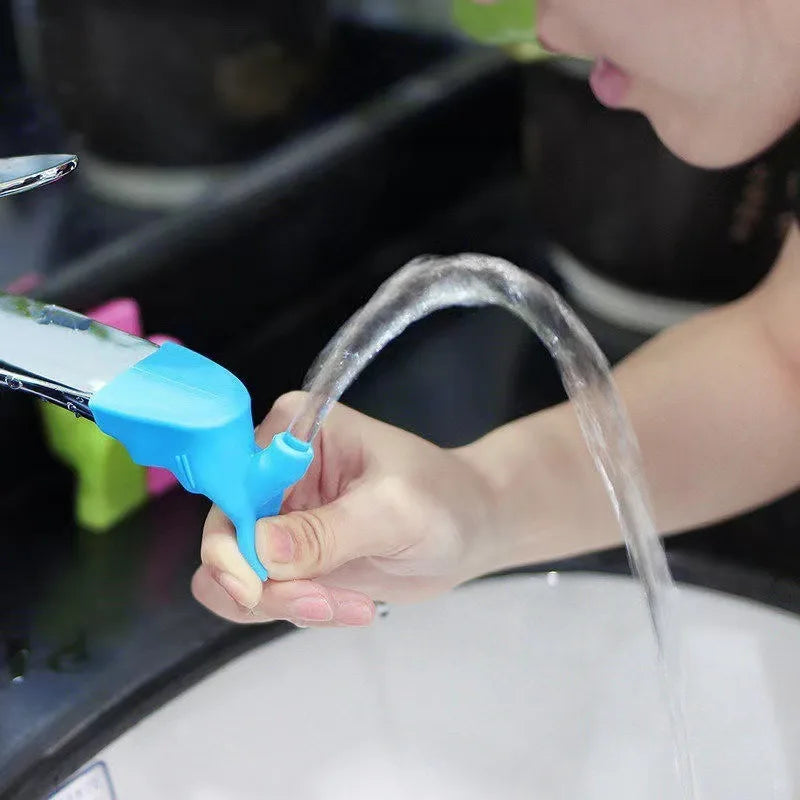 Bathroom Silicone Faucet Extender Bathroom Sink Device Home Multifunctional Cleaning Tools Children Faucet Extenders Kitchen - Problems Solved