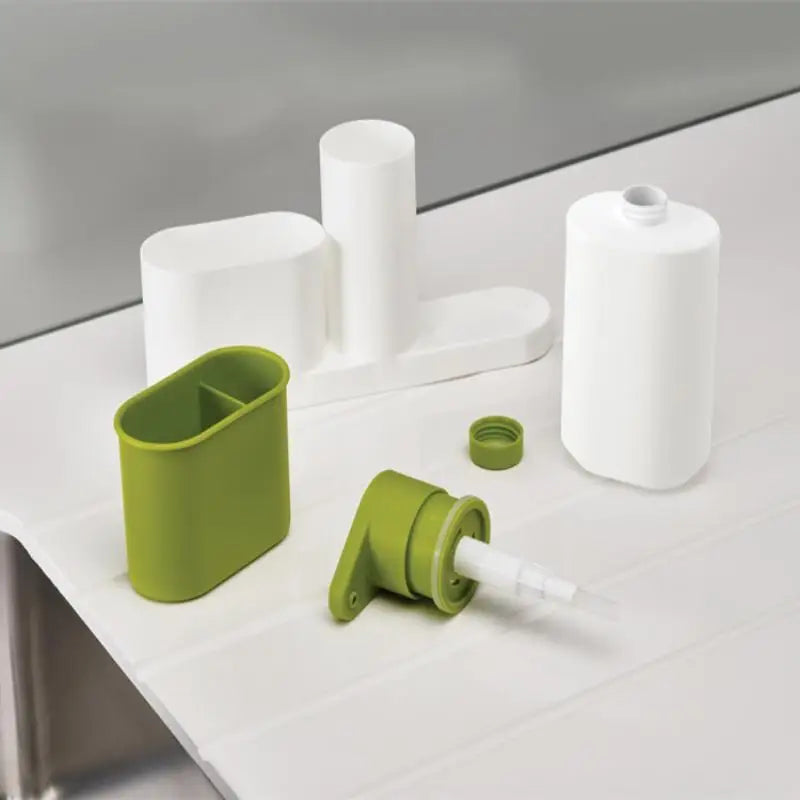 Bathroom Storage Rack For Cleaning Rack Washing Sponge Brush Sink Detergent Soap Dispenser Bottle Kitchen Organizer Gadgets - Problems Solved