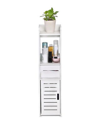 Bathroom Cabinet White Wooden Bathroom Cabinet Toilet Storage Shelf  Organizer Toilet Cabinet Wooden Bathroom Cabinet - Problems Solved