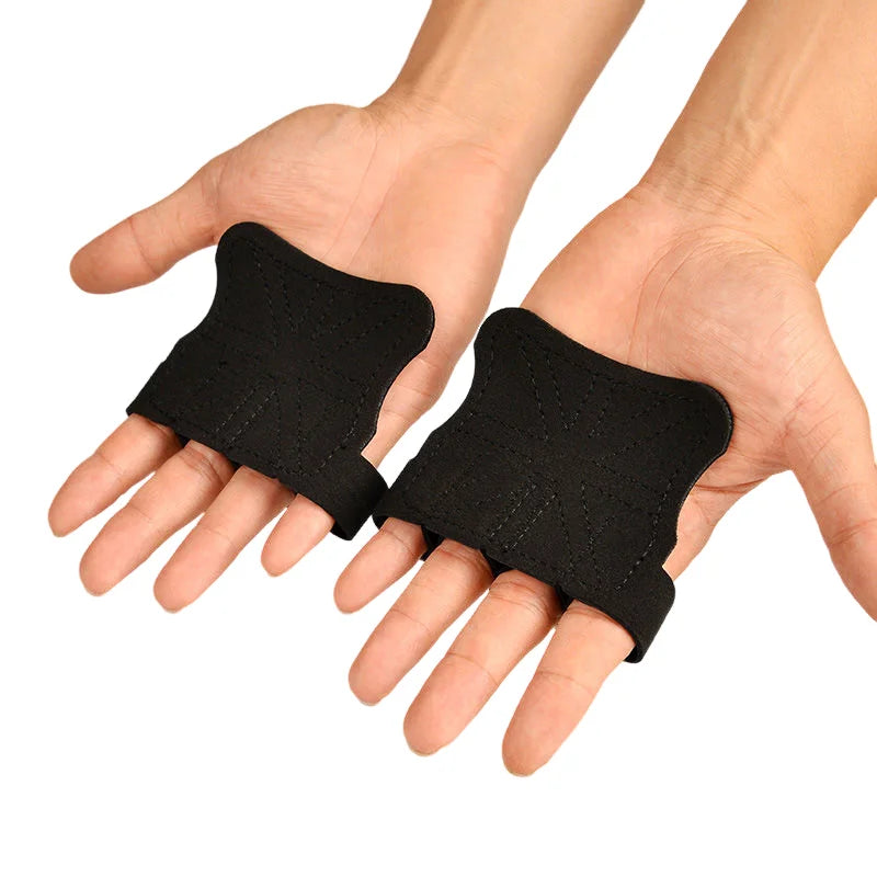 Fitness Four Fingers Gloves Breathable Anti-slip Shock Absorption Dumbbell Leather Weight Lifting Training Pal Men's And Women's - Problems Solved