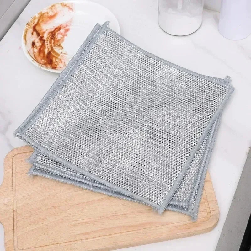 Magic Cleaning Cloth Metal Steel Wire Dish Pot Washdishing Cloths - Problems Solved