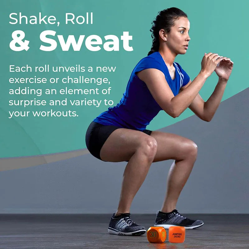 2pk Fitness Exercise Dice for Cardio HIIT Exercise Classes  Fun Fitness Dice Convenient Portable Gym Accessories Whole Body - Problems Solved