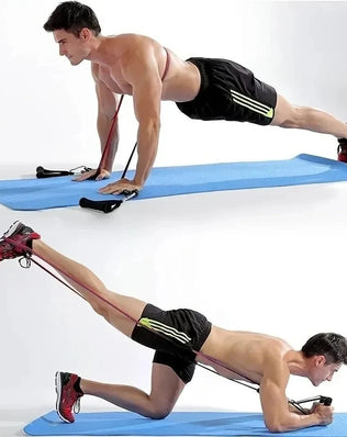 11pcs Fitness Resistance Bands Set Workout Exercise Tube Bands with Door Anchor Ankle Straps Cushioned Handles Carry Bags - Problems Solved