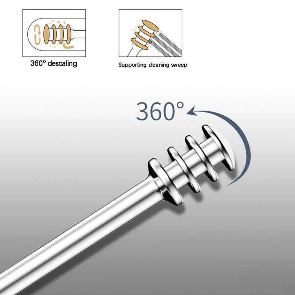 Ear Cleaner 6Pcs/Set Earpick Ear Wax Remover Ear Spoon Curette - Problems Solved