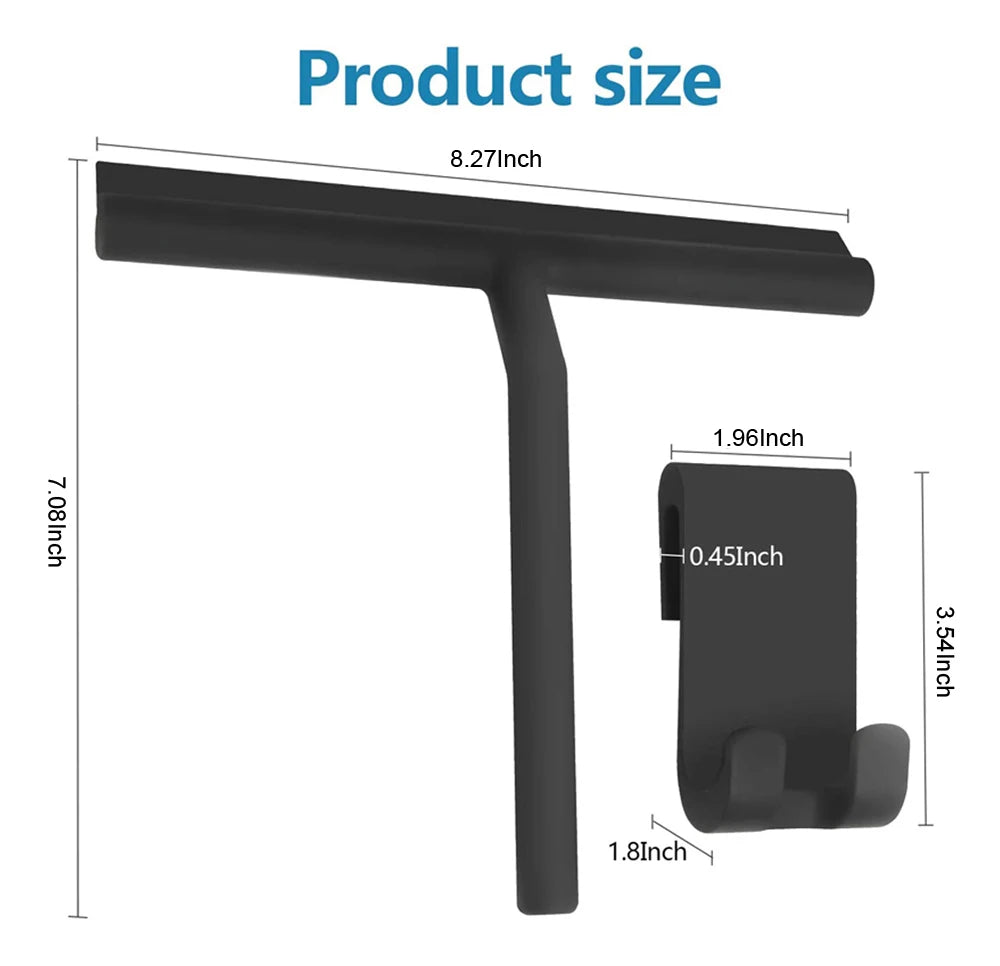 Bathroom Shower Squeegee Household Glass Wiper Window - Problems Solved