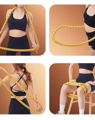 Fitness Circle Portable Exercise Ring Foldable Waist Shaping Soft - Problems Solved