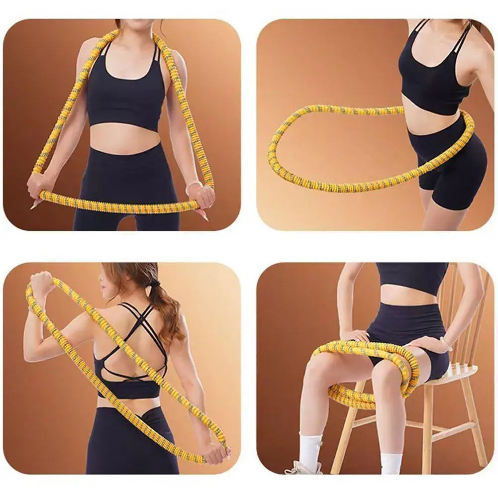 Fitness Circle Portable Exercise Ring Foldable Waist Shaping Soft - Problems Solved