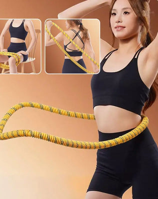 Fitness Circle Portable Exercise Ring Foldable Waist Shaping Soft - Problems Solved