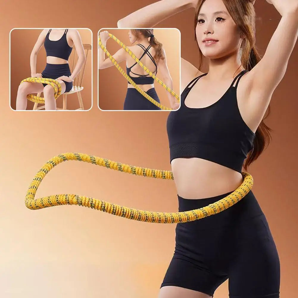 Fitness Circle Portable Exercise Ring Foldable Waist Shaping Soft - Problems Solved