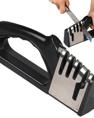 Kitchen 4 Segment Knife Sharpener Multifunctional - Problems Solved