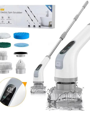 Electric Cleaning Brush Cordless Handheld Shower Scrubber Spin - Problems Solved