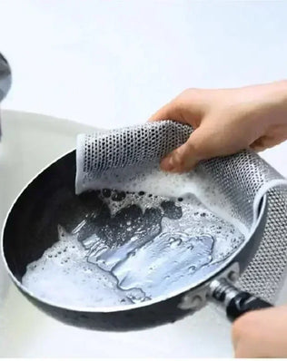 Magic Cleaning Cloth Metal Steel Wire Dish Pot Washdishing Cloths - Problems Solved