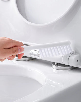 Wall Hanging Toilet Brush with Holder Long Handled Silicone Toilet Brush Soft Bristles WC Cleaning Brush Bathroom Accessories - Problems Solved