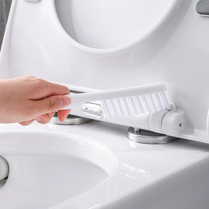Wall Hanging Toilet Brush with Holder Long Handled Silicone Toilet Brush Soft Bristles WC Cleaning Brush Bathroom Accessories - Problems Solved