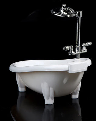 1/6 Dollhouse Miniatures Bathtub Furniture Bathroom Accessories For Doll House Decor Kids Pretend Toys Gift - Problems Solved
