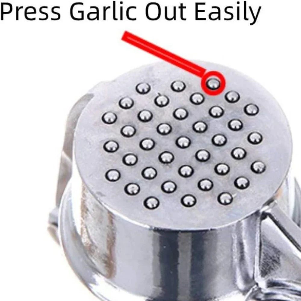 Kitchen Gadgets Garlic Press Stainless Steel Garlic Mincer Garlic Peeler and Cleaning Brush Ginger Peeler Household Tools - Problems Solved