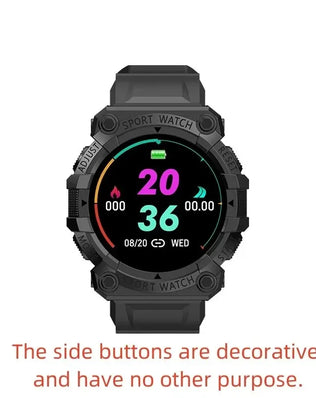 Smart Watch Fitness Bracelet Sport Pedometer Control Music BT Connection Clock Alarm Weather Message Smartwatch FD68S Y56 - Problems Solved