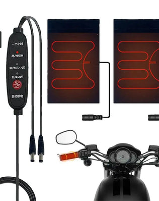 Heated Grips Cover for Motorcycle, 5V Handlebar Heater Motorcycle Heated Grips USB Power Waterproof ATV Heated Handlebar Warmers - Problems Solved