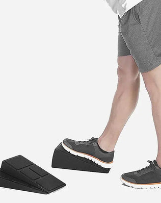 Durable 3-In-One Fitness Gear - Leg Stretcher, Squat Foam Wedge, Calf Raise Slant Board, Easy to Install Yoga Wedge Accessory - Problems Solved